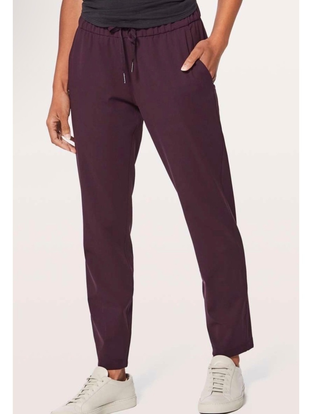 Lululemon on the fly pant burgundy red